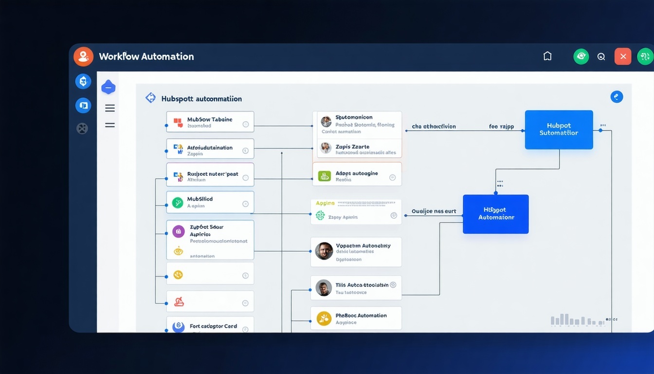 Workflow automation setup using HubSpot and Zapier